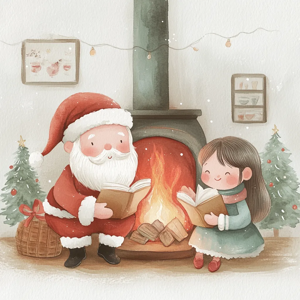 Junto a la chimenea