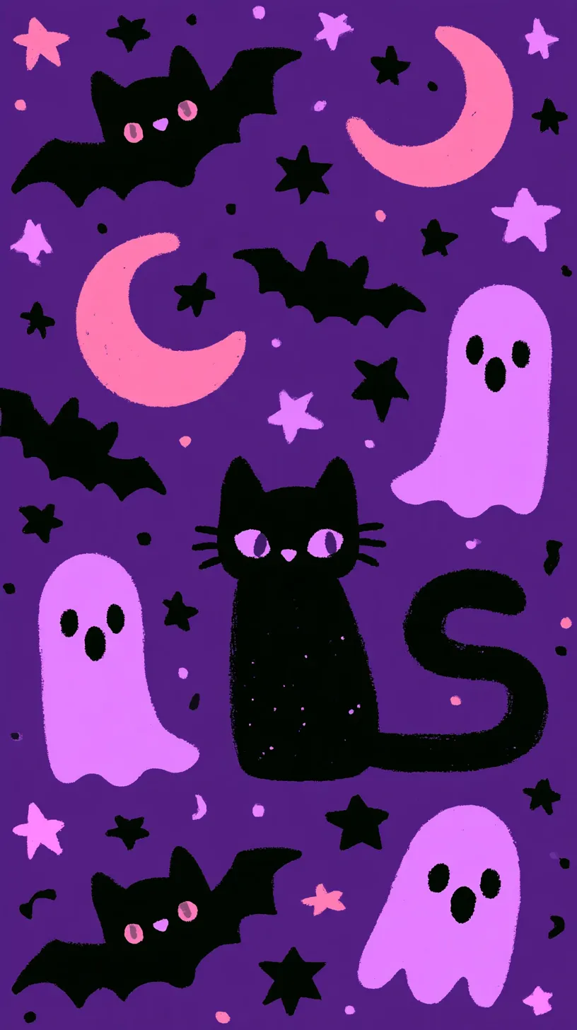 Murciélagos, lunas y gatos