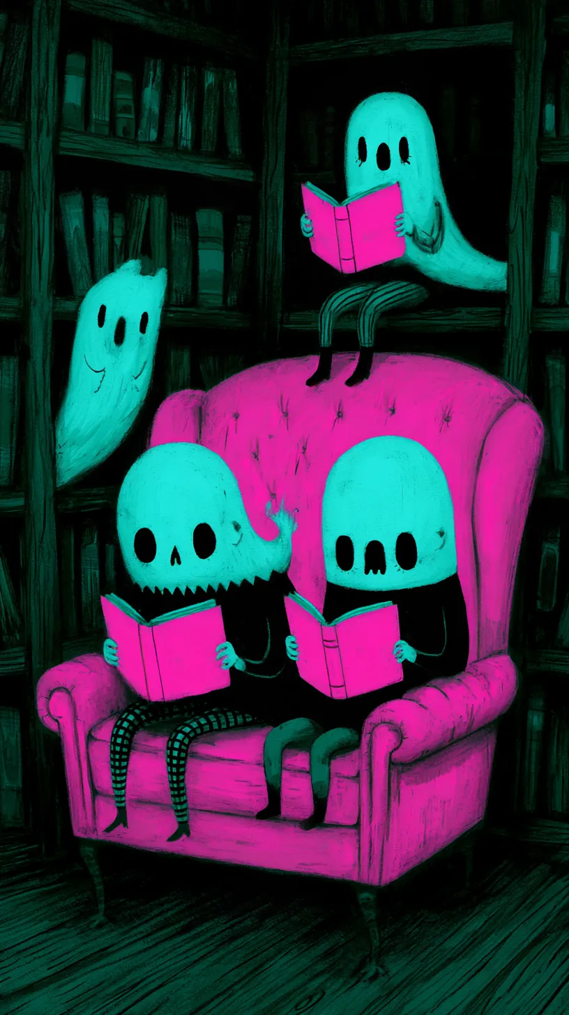 Fantasmas con un buen libro